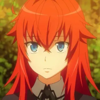 🩸 bd630e83 anime, tóc đỏ, cô gái, mắt xanh telegram sticker