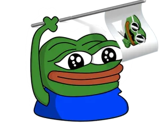 🤗 adfd0f65 Pepe the Frog pepe, żaba, mem, kultura internetu, kreskówka telegram sticker