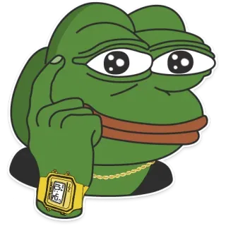 😤 b202731c Pepe the Frog Pepe Żaba, Meme, Kultura internetu, Żaba, Kreskówka telegram sticker