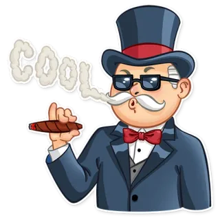 Monopoly whatsapp stickers