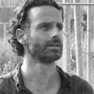 🙄 5f9c3735 Rick Grimes The Walking Dead Rick Grimes, The Walking Dead, tv show, zombies, AMC telegram sticker