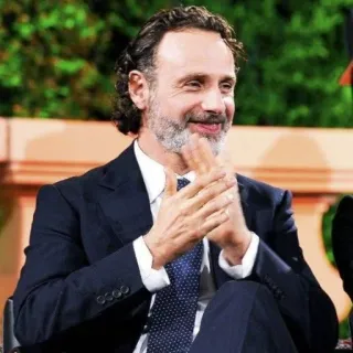 👏 7c825fa3 Rick Grimes The Walking Dead actor, andrew lincoln, rick grimes, the walking dead telegram sticker