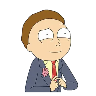 😝 1a093522 Jerry Smith Rick and Morty cartoon, rick and morty, jerry smith, character, tv show telegram sticker