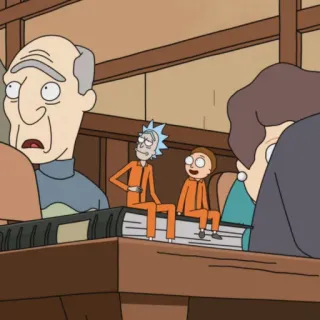 Rick &#38; Morty Season 1 @NotAClue whatsapp stickers