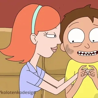 😗 509fd78d Morty Smith Rick and Morty Rick et Morty, dessin animé, animation adulte, science-fiction, Morty, Summer Smith whatsapp sticker