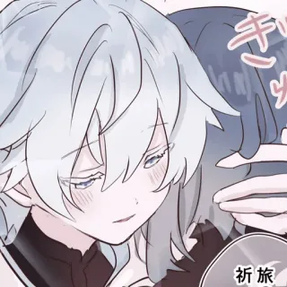 🕸 68ace8f4 きっ Anime, Lucu, Kartun, Manga whatsapp sticker