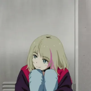 🍉 f942d5c0 anime, girl, smiling, cute, kawaii telegram sticker