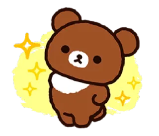 ✨ c9dd52cb Rilakkuma ours, mignon, animal, dessin animé, personnage, kawaii, Rilakkuma telegram sticker