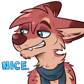 👀 ea166bab NICE. Cartoon, Fuchs, Nett, Schal, Fell whatsapp sticker