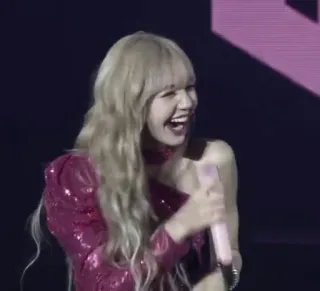 🌸 1236a3bd Lisa Lisa, Blackpink, K-Pop, singer, performer, concert, woman telegram sticker