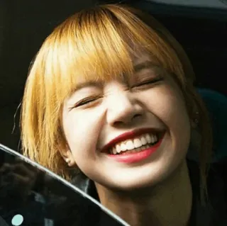 🌼 180e6480 woman, smiling, portrait, happy, person telegram sticker