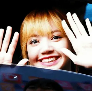 🌼 5a2ef6d9 woman, person, smile, portrait, hand telegram sticker