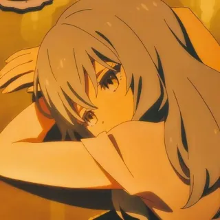 💙 5b9a2684 Anime, Cô gái, Buồn, Cảm xúc telegram sticker