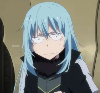 💙 d8a7dd1e Rimuru Tempest That Time I Got Reincarnated as a Slime Anime, Slime, Rimuru, Isekai, Hài hước telegram sticker