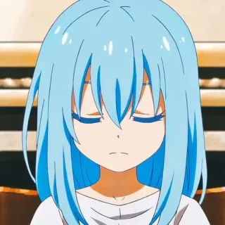 💙 f745766b Rimuru Tempest That Time I Got Reincarnated as a Slime Anime, Dễ thương, Isekai, Slime telegram sticker