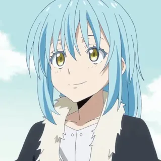💎 00401b13 Rimuru Tempest That Time I Got Reincarnated as a Slime Anime, Isekai, Fantasi, Slime, Imut, Manga telegram sticker