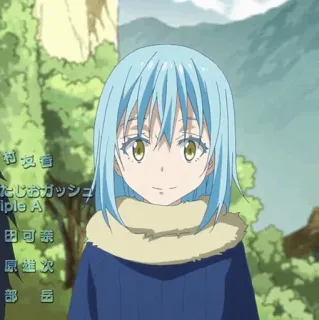 💎 2bb96ab6 Rimuru Tempest That Time I Got Reincarnated as a Slime Anime, Karakter, Rimuru, Tempest, Slime telegram sticker