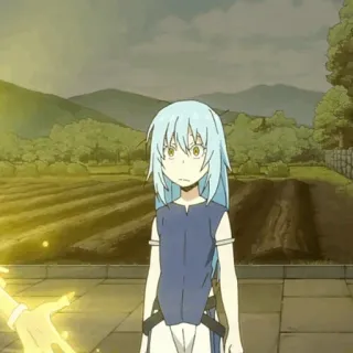 💎 3c3ea542 Rimuru Tempest That Time I Got Reincarnated as a Slime Anime, Rimuru, Tempest, Slime, Isekai, Fantasi telegram sticker