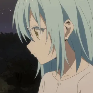 💎 70bf8b19 Rimuru Tempest That Time I Got Reincarnated as a Slime Anime, Karakter, Rimuru, Tempest, Slime, Reinkarnasi telegram sticker