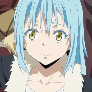 💎 a4aa64d4 Rimuru Tempest That Time I Got Reincarnated as a Slime Anime, Isekai, Fantasi, Reinkarnasi, Slime, Rimuru telegram sticker