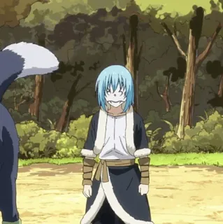 💎 d9af6b14 Rimuru Tempest That Time I Got Reincarnated as a Slime Anime, Slime, Isekai, Fantasi, Reinkarnasi, Monster telegram sticker