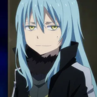 😓 95bb0925 Rimuru Tempest That Time I Got Reincarnated as a Slime Anime, Slime, Isekai, Reinkarnasi, Fantasi telegram sticker