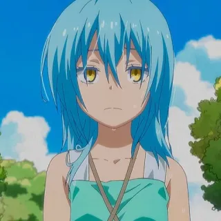 🌟 c0af30f3 Rimuru Tempest That Time I Got Reincarnated as a Slime Аниме, Римуру, Темпест, Слизь, Исекай, Фэнтези telegram sticker