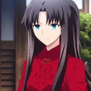 Rin Tohsaka • @aninestickersii telegram stickers
