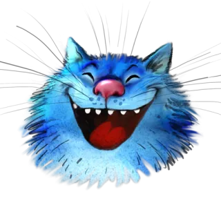 Rinas Blue Cats telegram stickers