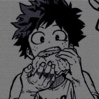 🥞 a09fcd5c Izuku Midoriya My Hero Academia Anime, Manga, Comida, Comiendo, Héroe, Academia telegram sticker