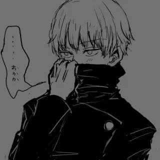 Gothic anime icons 🖤¦¦ @noran735 whatsapp stickers