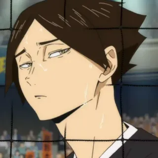 🏷 7870ef73 Osamu Miya Haikyuu!! Anime, Haikyuu, Osamu Miya, Vôlei, Personagem whatsapp sticker