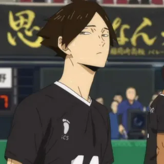 🏷 bcd5d0cd Rintarou Suna Haikyuu!! Anime, Haikyuu, Vôlei, Personagem, Suna Rintarou whatsapp sticker