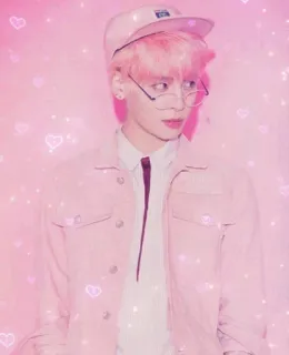 😏 1f4d84c1 분홍, 케이팝, 인물, 예쁜, 사람 telegram sticker