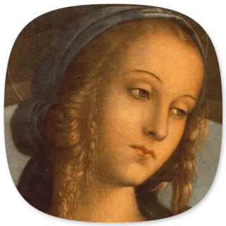 😒 1943fa13 живопись, портрет, ренессанс, женщина, искусство telegram sticker