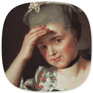 🤦‍♀️ 2ae9bbba женщина, портрет, исторический, искусство, картина telegram sticker