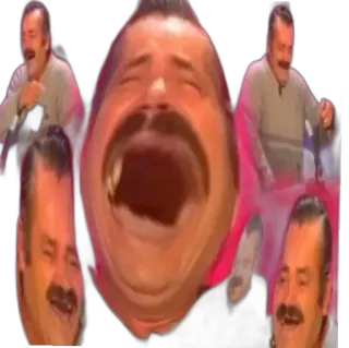 El Risitas made by @LazarusXD telegram stickers
