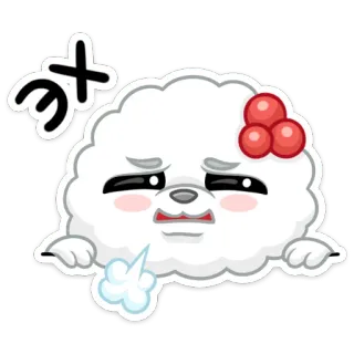 ☹️ ab99333d эх 难过, 失望, 云, 俄语, 感叹号 telegram sticker