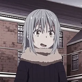 🫐 065da8bd Rimuru Tempest That Time I Got Reincarnated as a Slime Anime, Charakter, Reinkarnation als Schleim, Rimuru whatsapp sticker