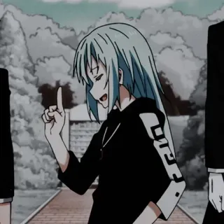 🌧 ef4dcabb Anime, Charakter, Hoodie, Illustration whatsapp sticker