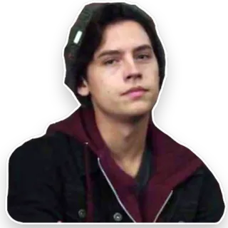 😐 24465b05 Cole Sprouse Schauspieler, Promi, Porträt, Person, Mann telegram sticker