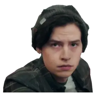 😣 37b97507 Jughead Jones Riverdale Jughead Jones, Riverdale, Cole Sprouse, Teen Drama, Archie Comics telegram sticker