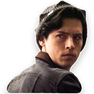 😐 3aee33ee Jughead Jones Riverdale TV-Serie, Teenager-Drama, Jughead, Riverdale, Cole Sprouse telegram sticker