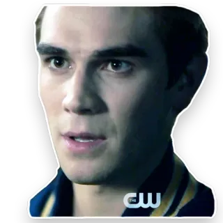 😠 4c186ce5 Archie Andrews Riverdale Archie Andrews, Riverdale, CW, Teenie-Drama, Charakter telegram sticker