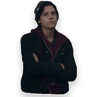 😐 8f26b79f Jughead Jones Riverdale Riverdale, Jughead, Cole Sprouse, TV Serie, Teen Drama, Charakter Sticker telegram sticker