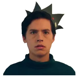😟 9f3fb091 Jughead Jones Riverdale jughead, riverdale, serie, charakter, krone telegram sticker