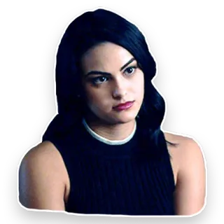 😐 b7752950 Veronica Lodge Riverdale Veronica Lodge, Riverdale, Charakter, TV-Serie, Teenager-Drama, Archie Comics telegram sticker