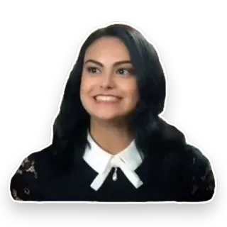 😁 e11e67fe Veronica Lodge Riverdale Veronica Lodge, Riverdale, Camila Mendes, Fernsehserie, Charakter, Lächeln telegram sticker