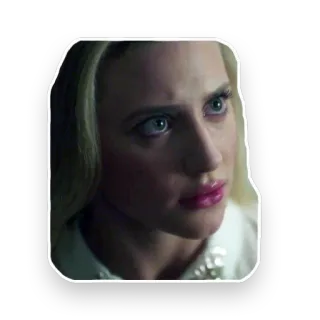 🤔 fb0cff65 Betty Cooper Riverdale Lili Reinhart, Riverdale, Betty Cooper, Teen Drama, Portrait, Sticker telegram sticker