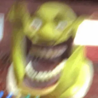 ➰ eb83f251 Shrek Шрек, огр, мультфильм, киногерой, Dreamworks, комедия, зеленый telegram sticker